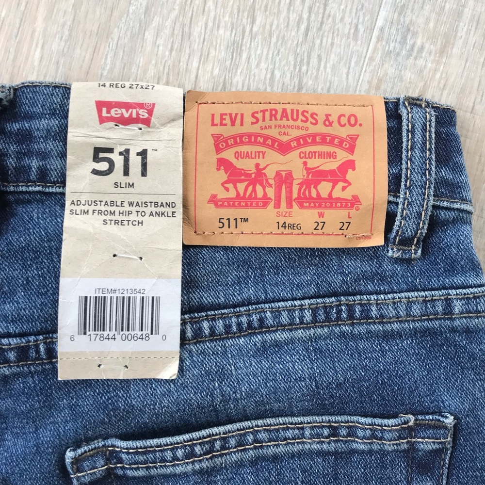 Levi’s Boy’s 511 Jeans 14 Reg 27 x 27